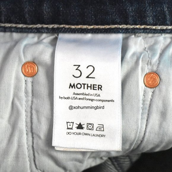 MOTHER | The Pixie Tomcat Ankle Jeans (Born to Bite) Size 32 NWT - Picture 13 of 15